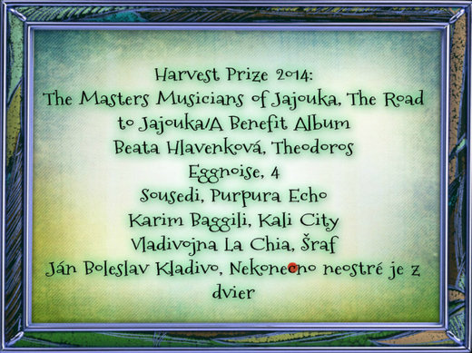 Harvest Prize 2014, Overall