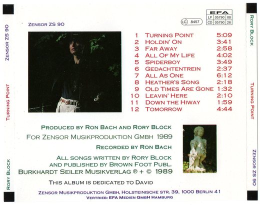 Rory Block – Turning Point (1989) Rory Block – Turning Point (1989)