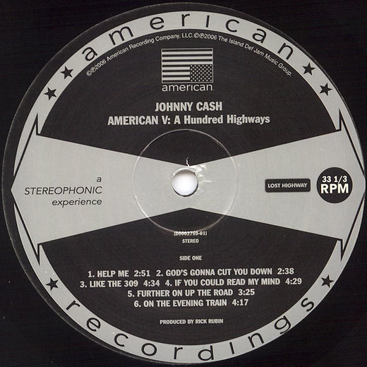 Johnny Cash ◊ American V: A Hundred Highways (2006) Side 1