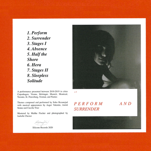 Soho Rezanejad — „Perform and Surrender“ (Dec. 04, 2020)