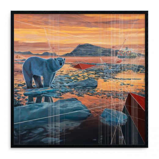 “Ursus Maritimus” by Mary Iverson. 20″ x 20″.png
