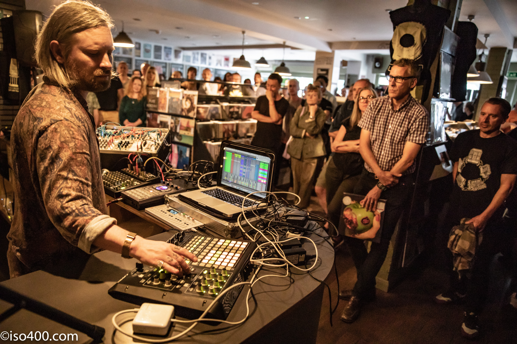 Blanck Mass at Resident Records 2019 ©Mike Burnell