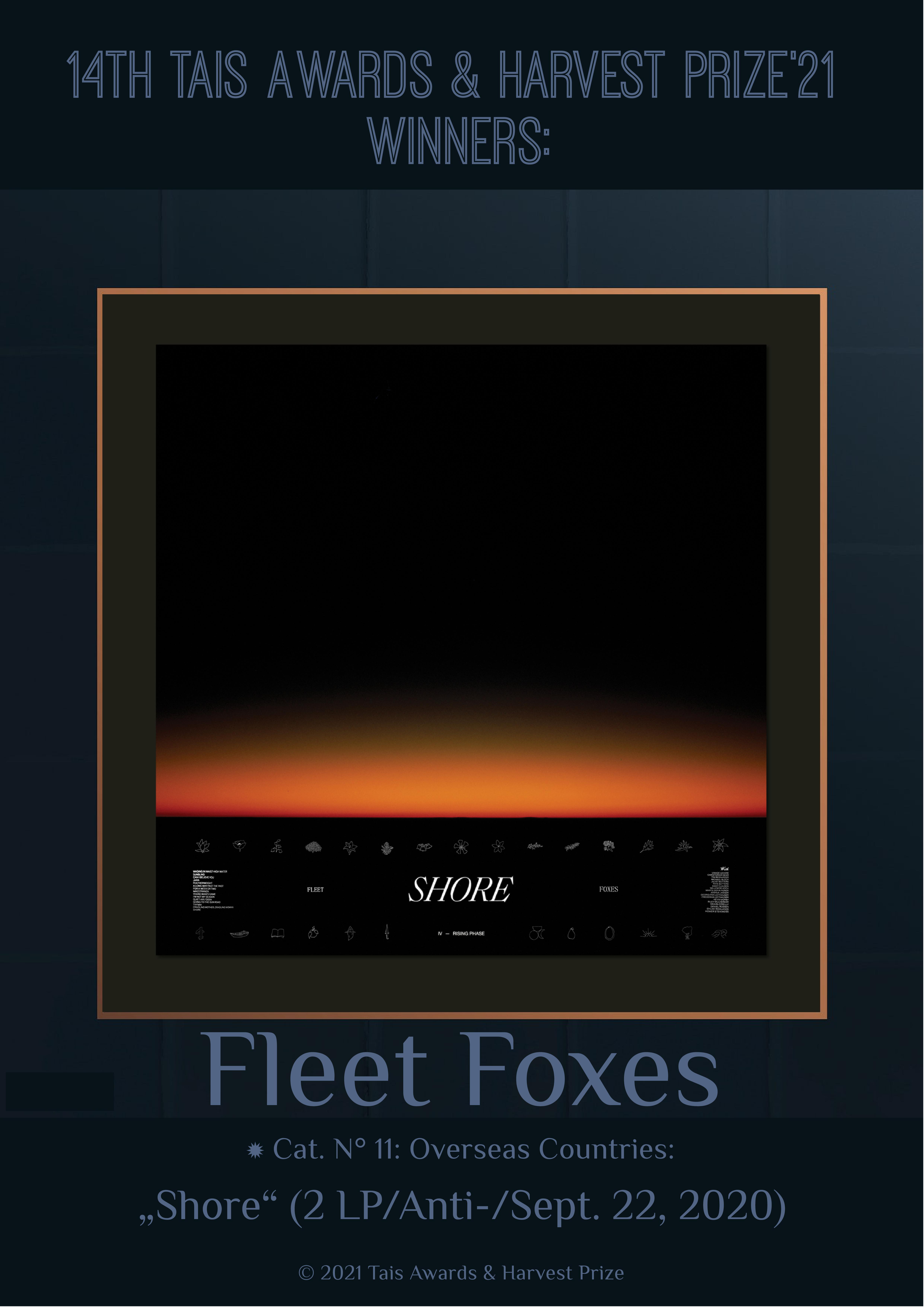 ■ Fleet Foxes — „Shore“ (2 LPAnti-/Sept. 22, 2020) ■ Fleet Foxes — „Shore“ (2 LPAnti-/Sept. 22, 2020)